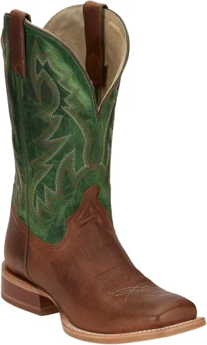 Tony Lama Luciano Men's Stylish Leather Boots - Durable, Comfortable, and Perfect for Casual & Formal Occasions, Gold/Tan - 10 EE