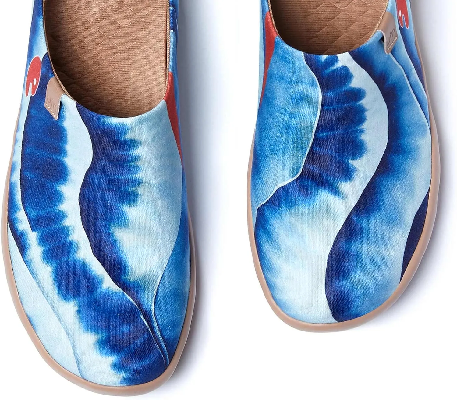 UIN Men's Mules Slipper Loafers Lightweight Mules Walking Casual Clogs Comfort Household Slip Ons Art Painted Travel Shoes Malaga Marine World