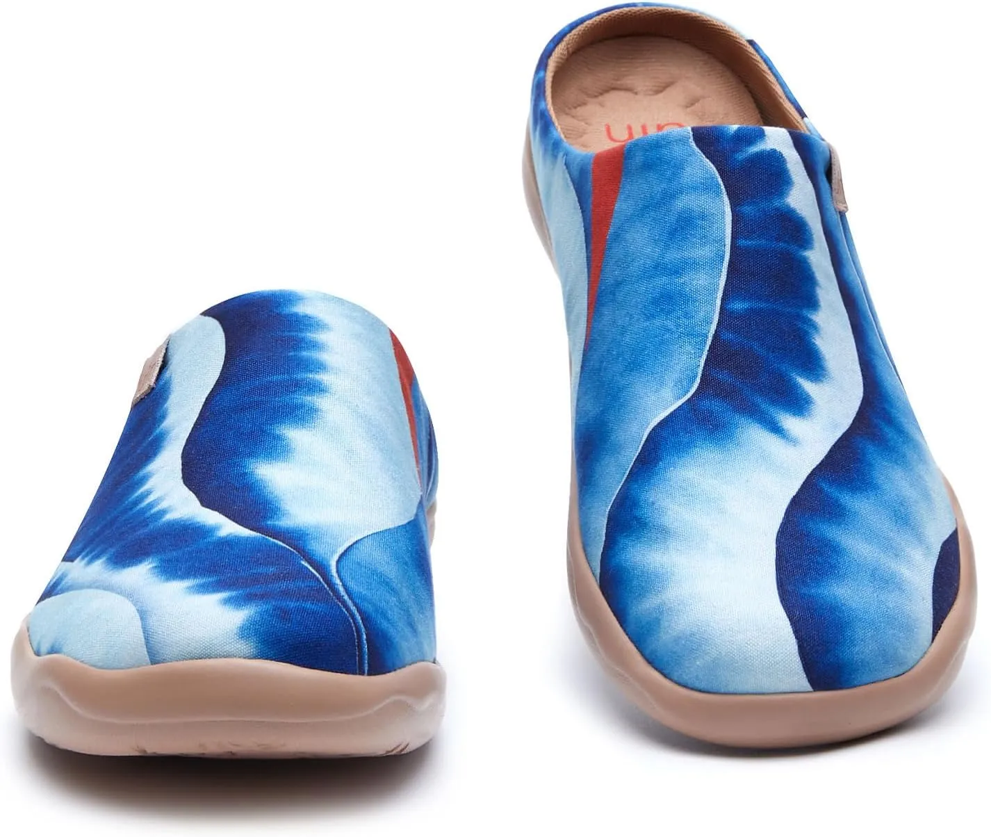 UIN Men's Mules Slipper Loafers Lightweight Mules Walking Casual Clogs Comfort Household Slip Ons Art Painted Travel Shoes Malaga Marine World