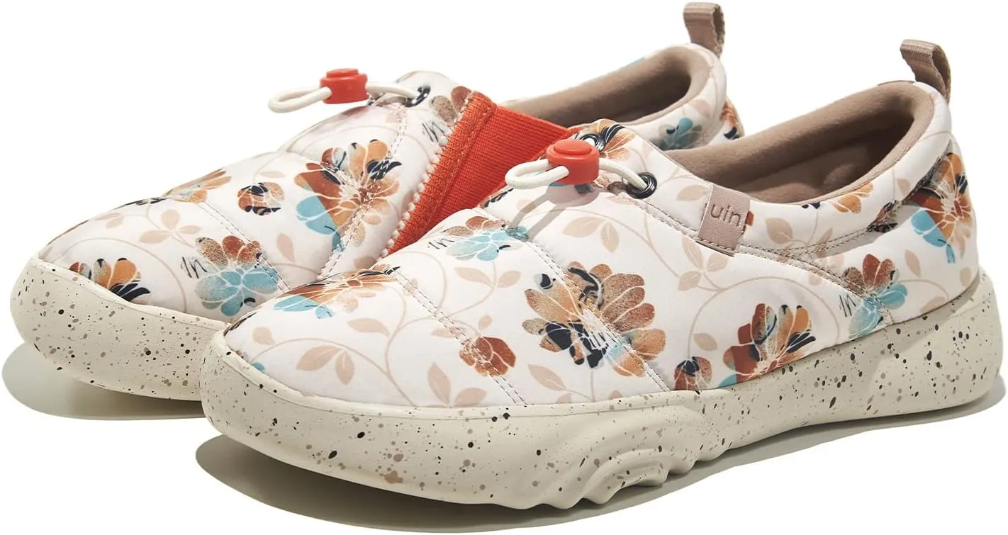 UIN Women's Camping Walking Travel Shoes Casual Slip On Loafers Lightweight Art Painted Fashion Sneaker Toledo Series