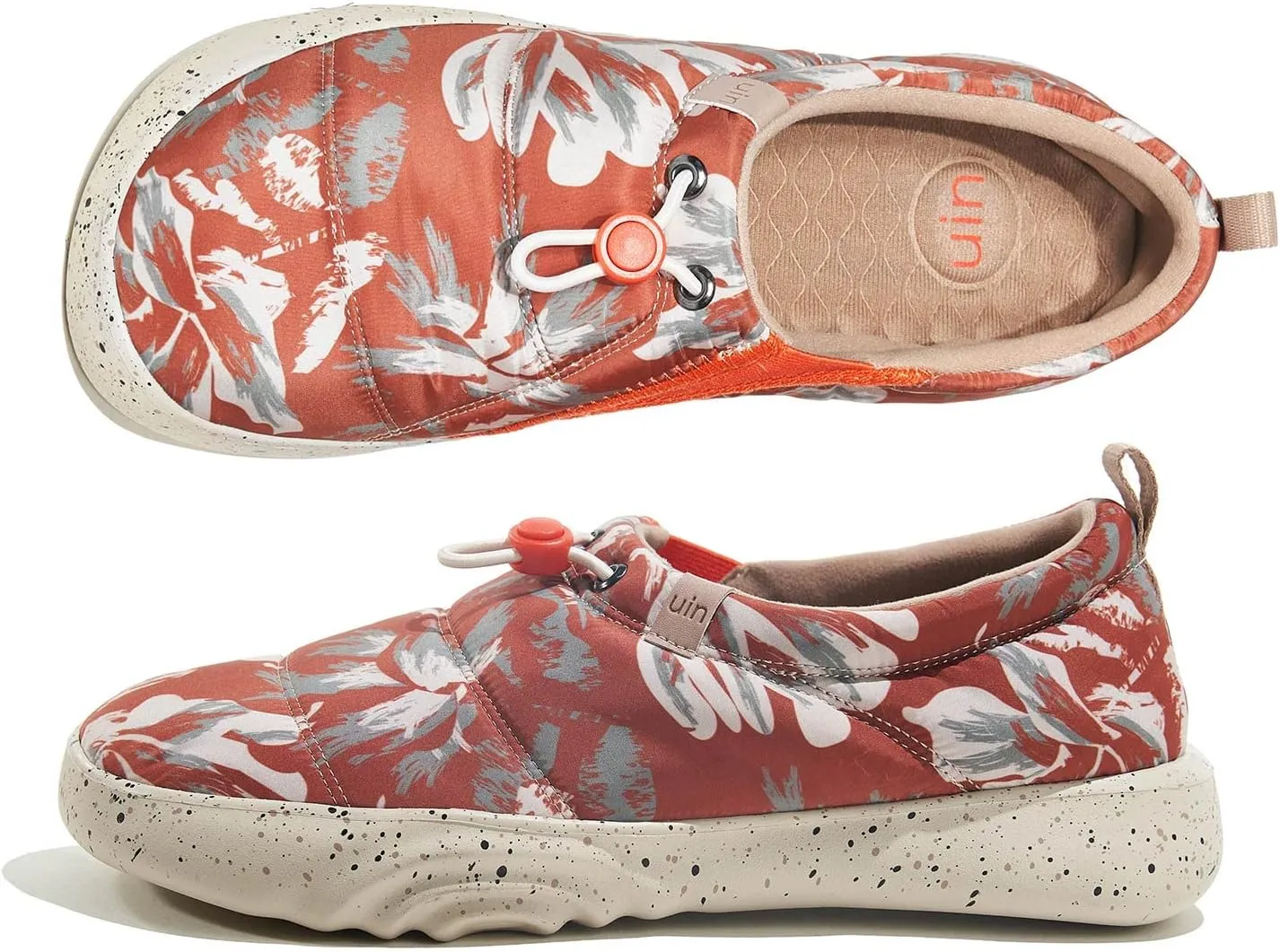 UIN Women's Camping Walking Travel Shoes Casual Slip On Loafers Lightweight Art Painted Fashion Sneaker Toledo Series