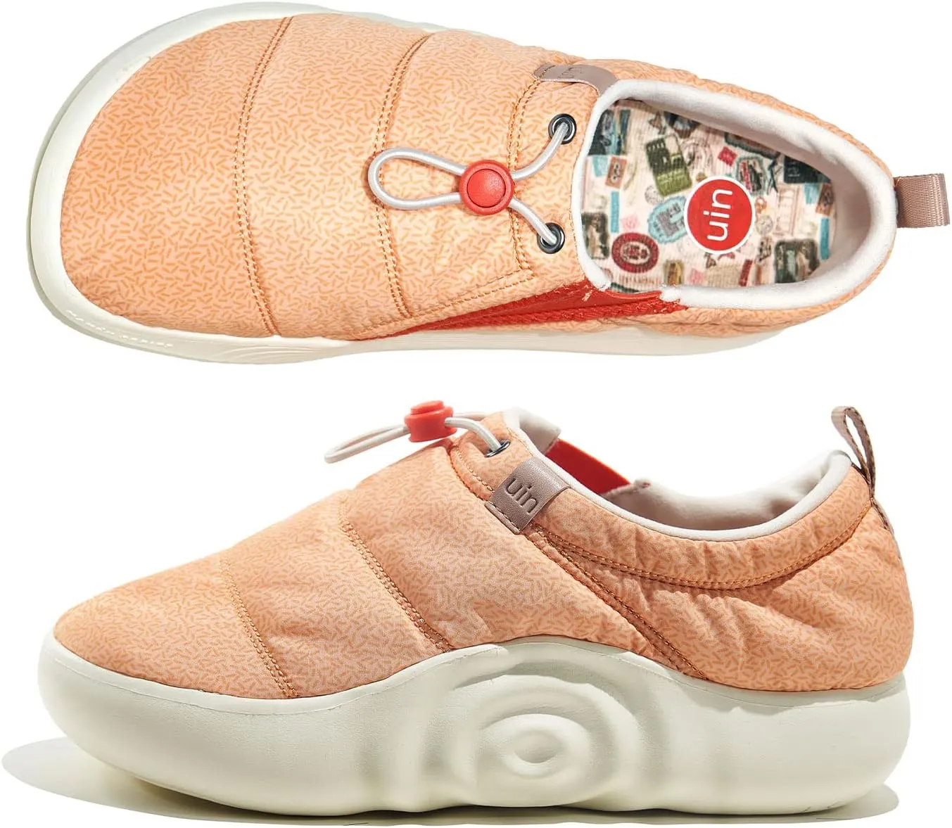 UIN Women's Camping Walking Travel Shoes Casual Slip On Loafers Lightweight Art Painted Fashion Sneaker Toledo Series