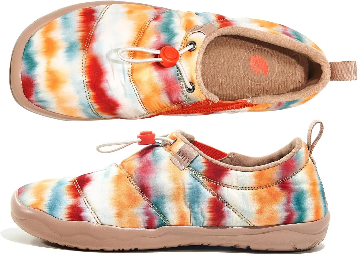 UIN Women's Camping Walking Travel Shoes Casual Slip On Loafers Lightweight Art Painted Fashion Sneaker Toledo Series