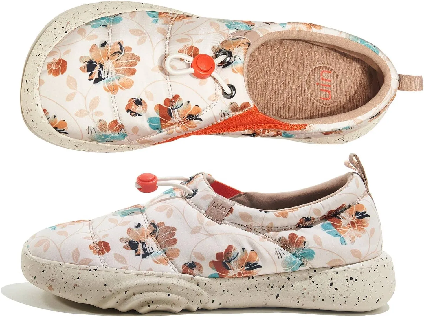 UIN Women's Camping Walking Travel Shoes Casual Slip On Loafers Lightweight Art Painted Fashion Sneaker Toledo Series