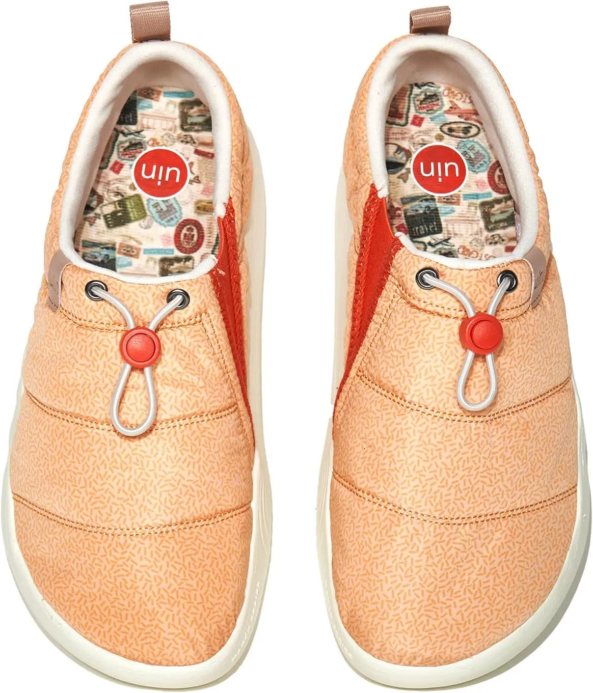 UIN Women's Camping Walking Travel Shoes Casual Slip On Loafers Lightweight Art Painted Fashion Sneaker Toledo Series