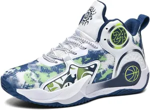 Unisex High Top Basketball Shoes Women's Shoes Men's Shoes Breathable Non Slip Outdoor Sneakers Cushioning Workout Shoes for Fitness