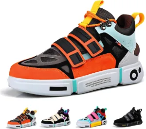 Unisex Platform Shoes for Men Fashion Casual Chunky Sneakers Aesthetic Walking Dancing Jogging Couple Shoes
