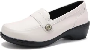 UZB Orthopedic Loafers for Women Dress Shoes Low Heel Slip On Shoes Business Casual Work Office Dressy Shoes