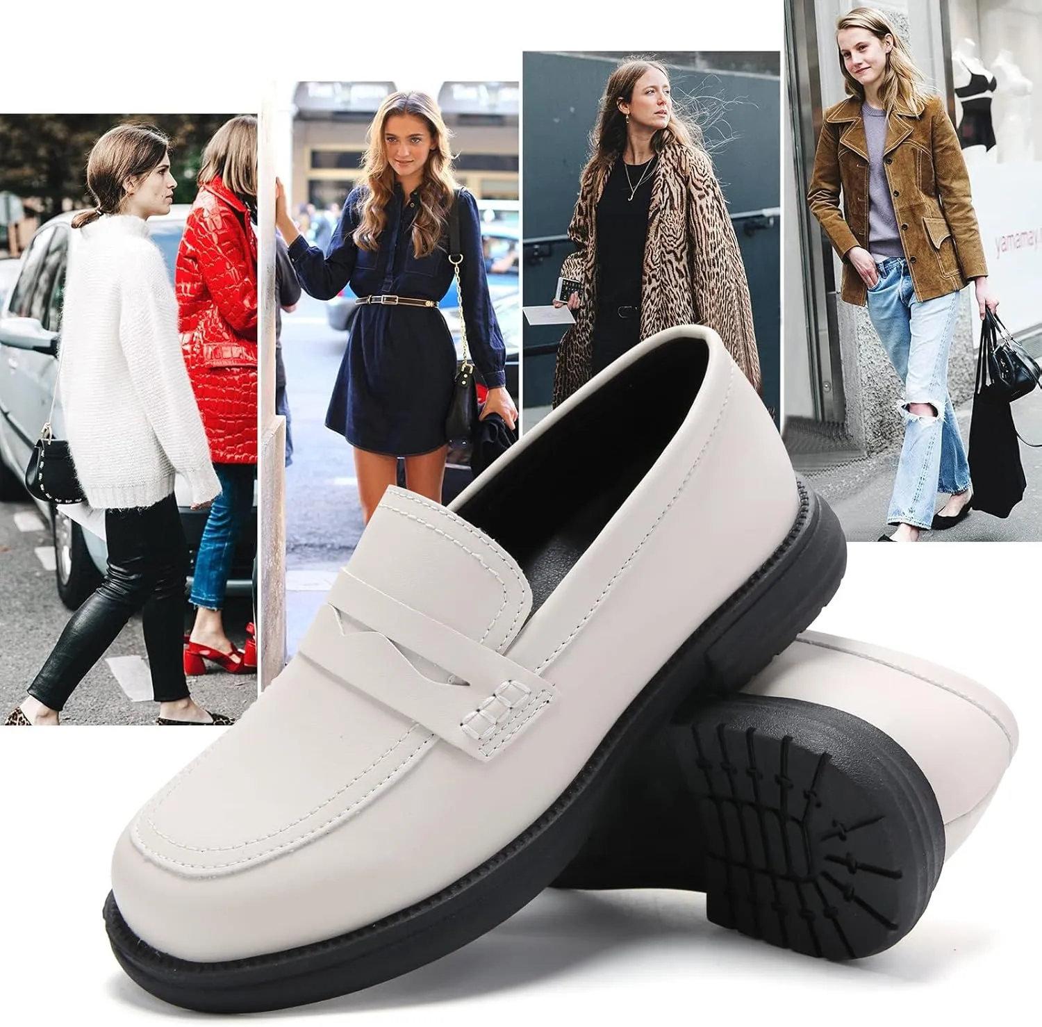 UZB Orthopedic Loafers for Women Slip on Shoes Memory Foam Dress Business Casual Shoe
