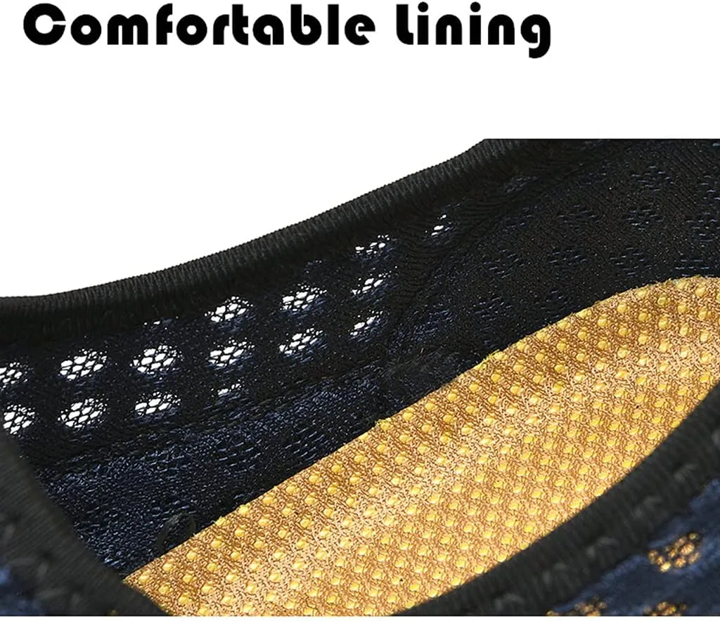 Veslexth Men's Breathable Adjustable Closed Toe Sandals Leather Athletic Outdoor Driving Fisherman for Summer Hiking Sports Business Walking Work Shoes