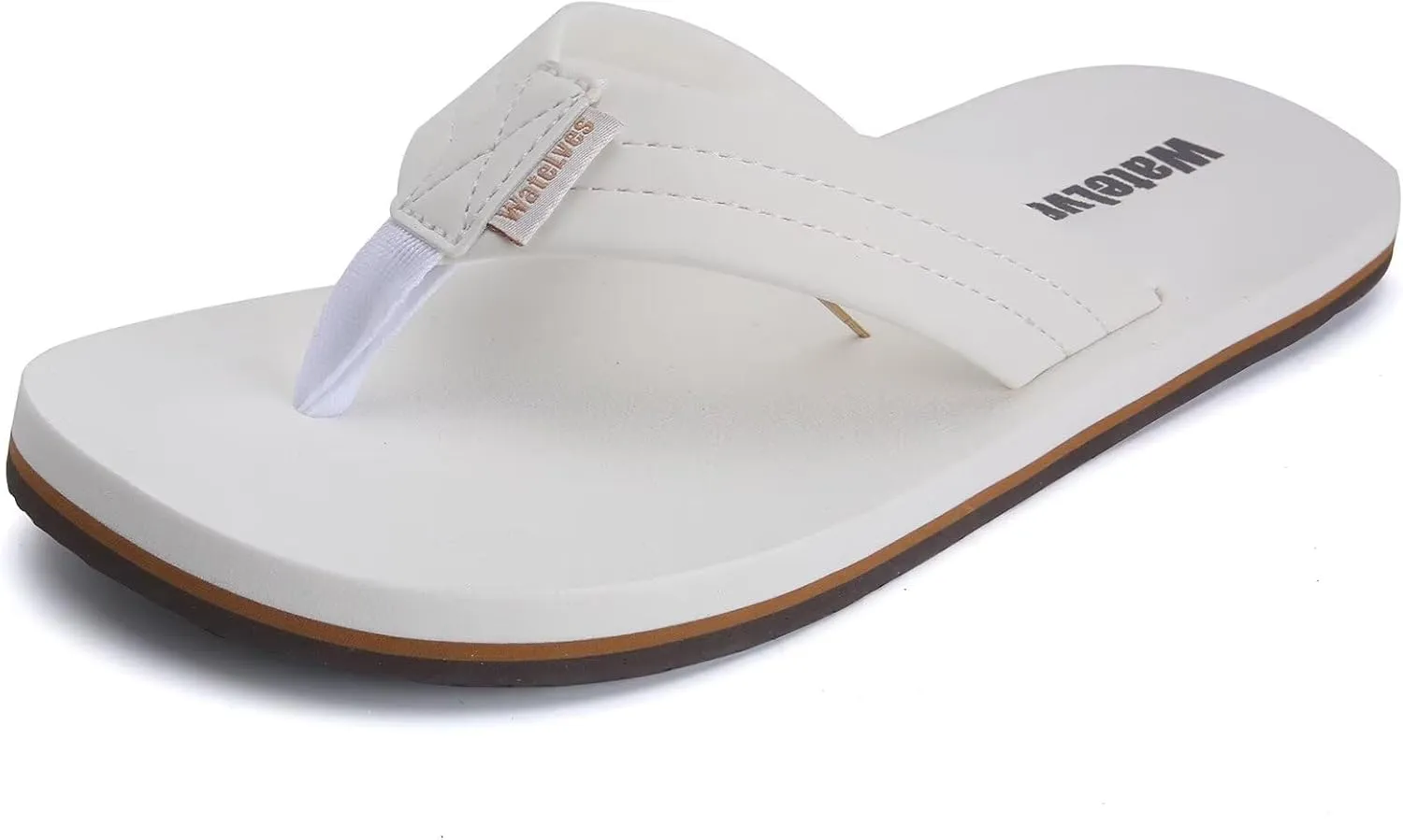 WateLves Mens-Flip-Flops-Thong-Sandals-with-Arch-Support Lightweight-Water-Shoes Open-Toe Comfort Summer-Beach-Slippers for Pool-Showers-Dorms Indoor-Outdoor