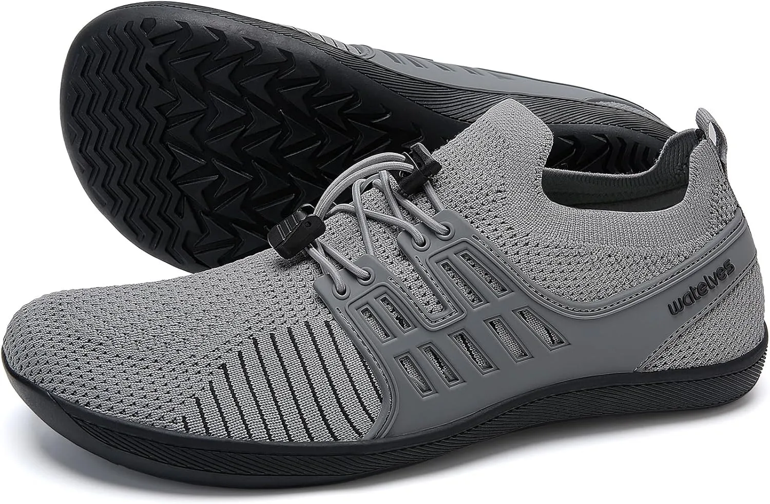 WateLves Wide Water Shoes Womens Mens Barefoot Zero Drop Shoes Beach Walking Sneakers