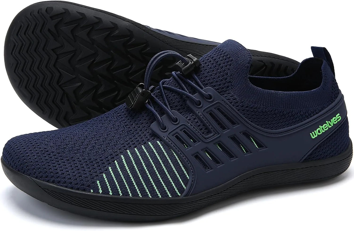 WateLves Wide Water Shoes Womens Mens Barefoot Zero Drop Shoes Beach Walking Sneakers