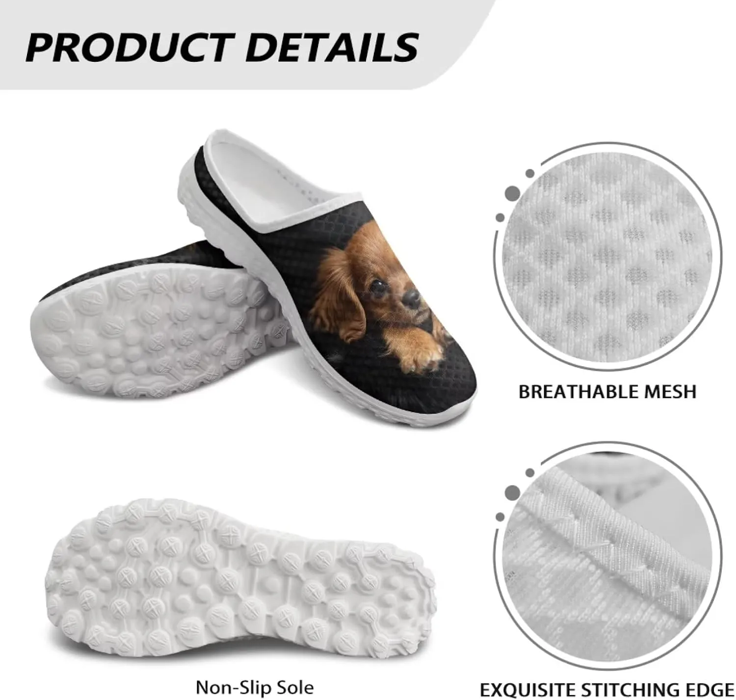 Water Shoes for Women Mesh Flats Mules for Women Slip On Aqua Shoes Barefoot Walking Flats Fashion Summer Mules