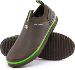 Waterproof Garden Shoes, Men's Rain Boots Women's Slip-On Footwear Rubber Neoprene Camp Booties Unisex Rain Shoe for Gardening, Farming, Car Wash, Lawn Care and Yard Work