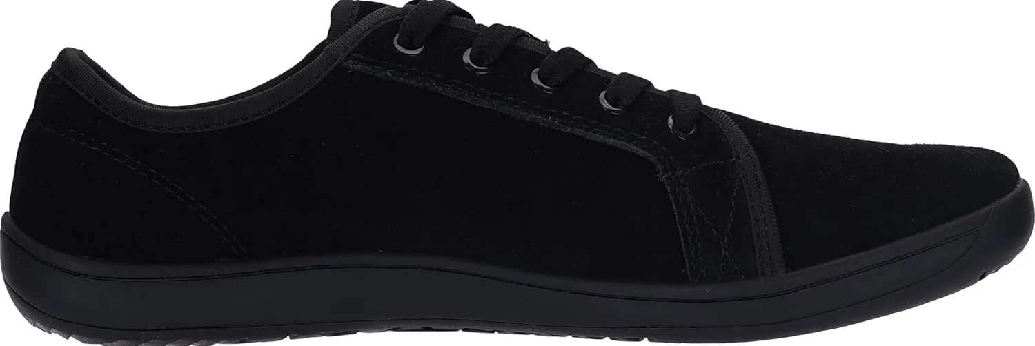 WHITIN Men's Wide Genuine Leather Barefoot Shoes | Minimalist Fashion Sneakers | Zero Drop Sole