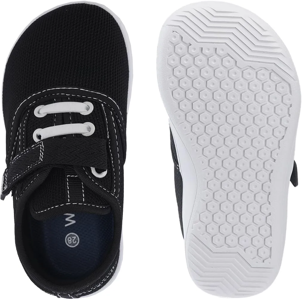 WHITIN Toddler/Little Kids Wide Toe Box Barefoot Shoes   Minimalist Sneakers for Boys Girls   Zero Drop Sole