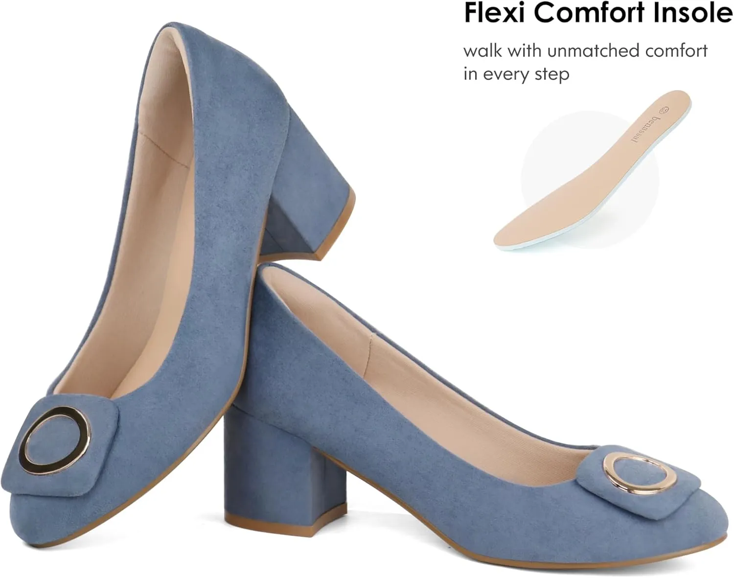 Women Bunion Shoes Orthopedic Slip On Loafers Low Heel Pumps