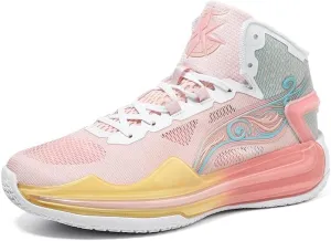 Women Men High Top Basketball Shoes Fashion Unisex Outdoor Sneakers Breathable High Rebound Non Slip Basketball Shoes