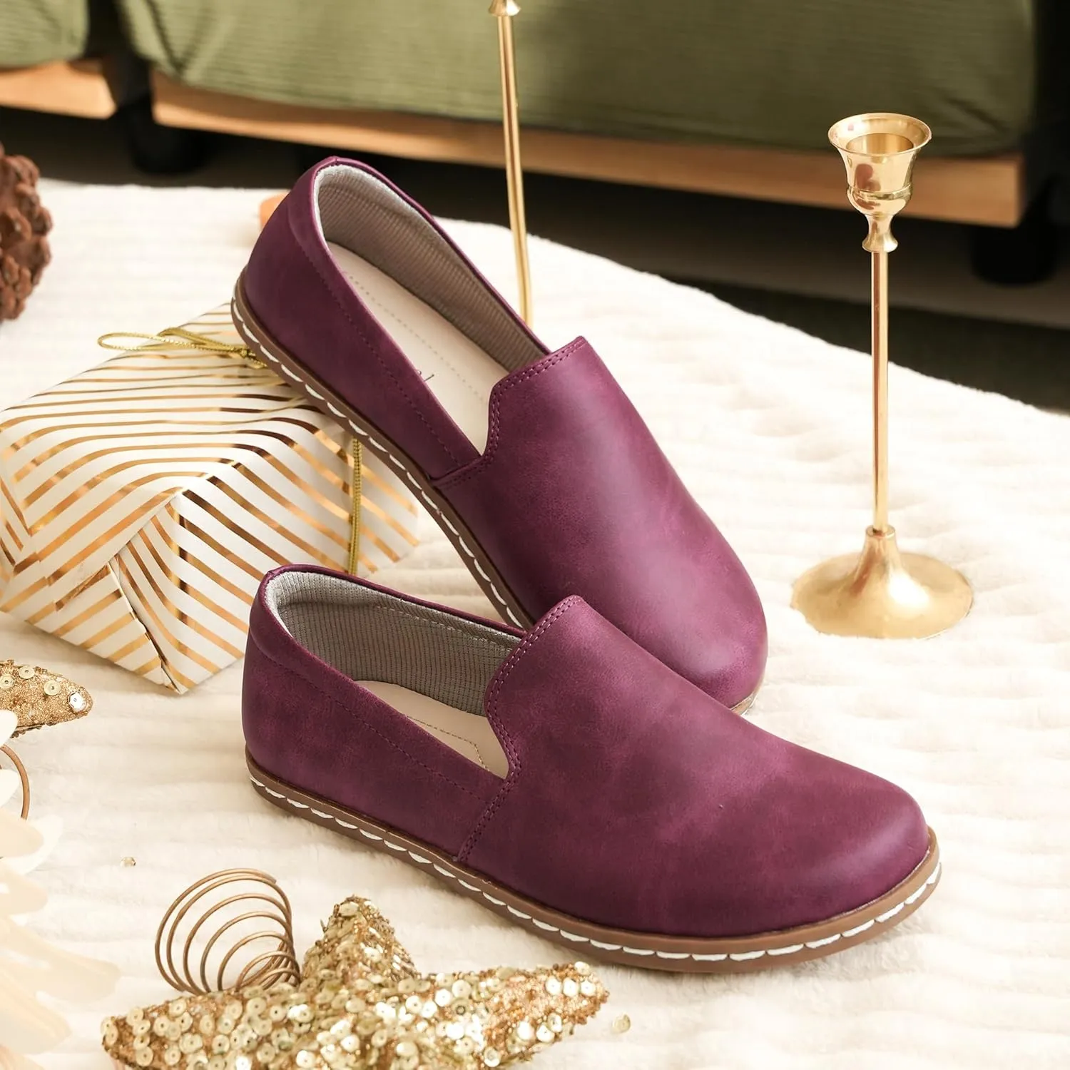Women Slip-On Barefoot Shoe Comfortable Dress Shoes Loafers