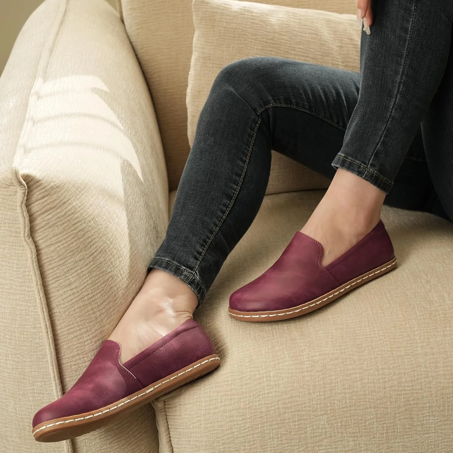 Women Slip-On Barefoot Shoe Comfortable Dress Shoes Loafers