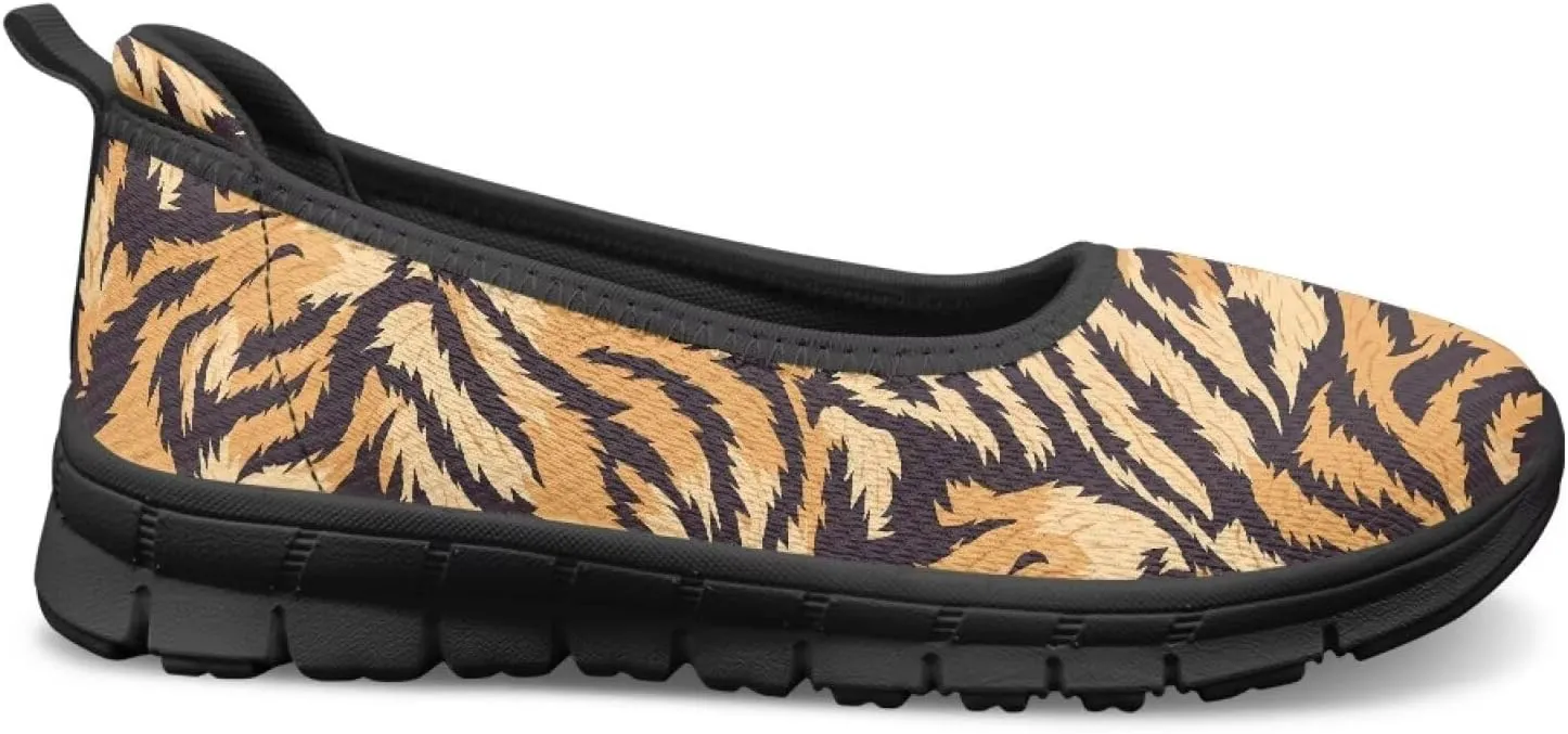Women Slip On Shoes Sneakers for House Outdoor Breathable Lightweight Loafers Fashion Comfortable Sneakers Size 6-11 Black Sole