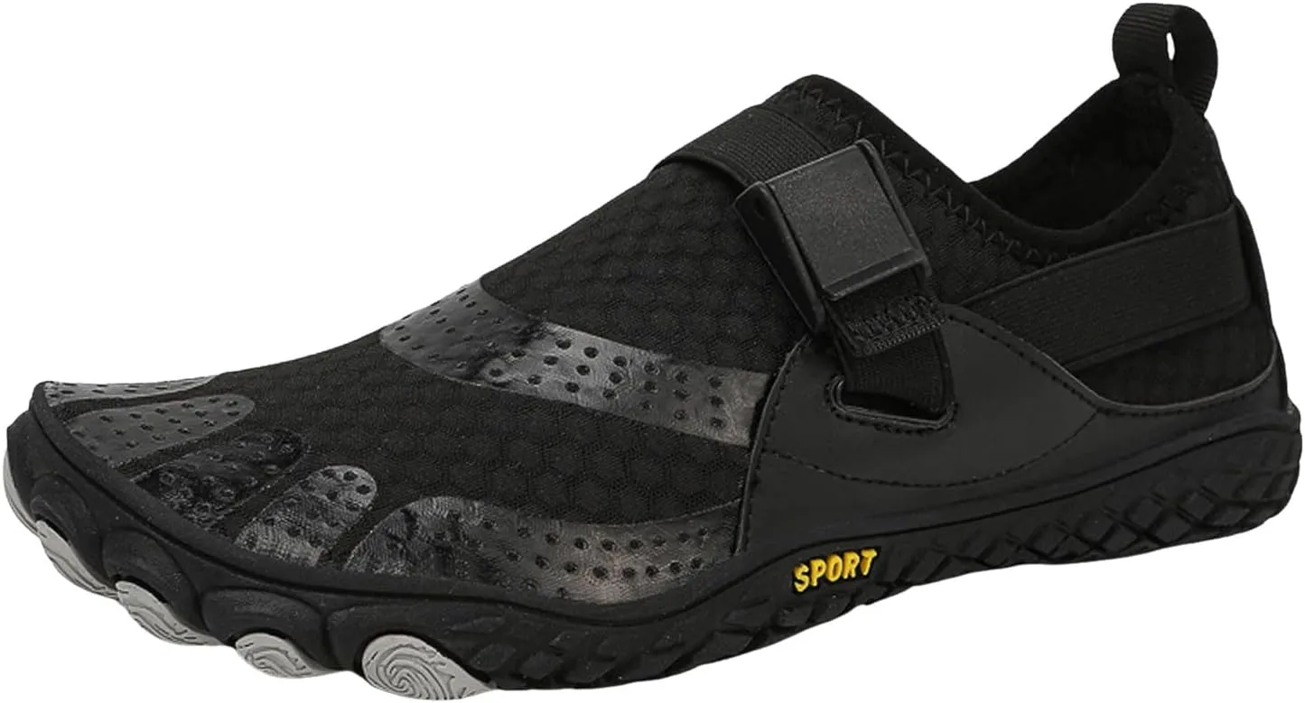 Womens and Mens Water Shoes Breathable Quick-Dry Soft Cushion Barefoot Aqua Socks for Hiking Swimming Beach Wading Surfing Yoga Sport Elastic Band Water Shoe for Men Women Summer Wear Comfy