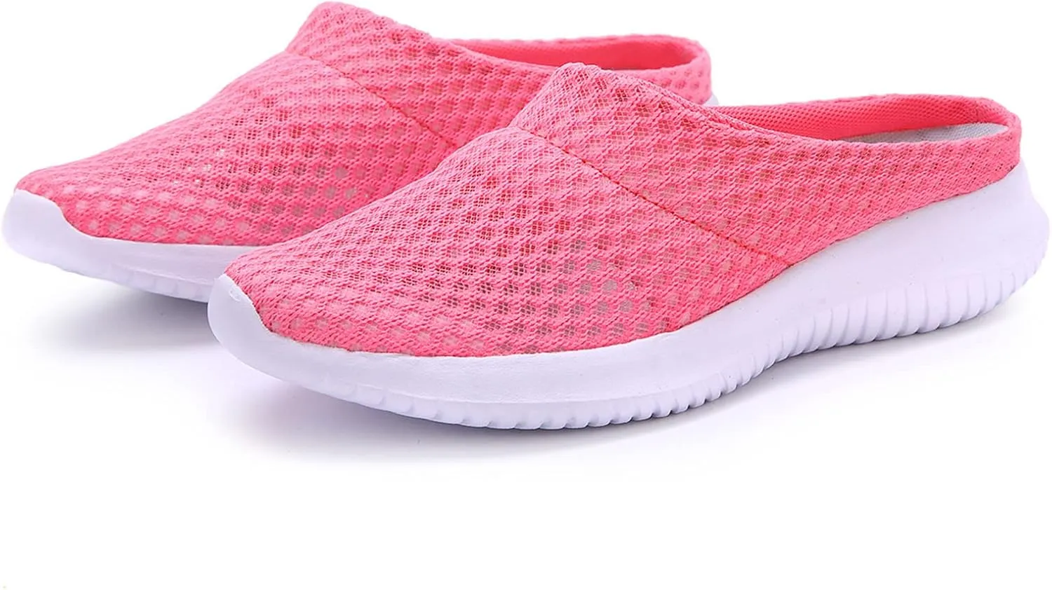 Women's Garden Clogs Shoes Backless Walking Sneakers Mesh Slippers Mules Shoes Casual Slip on Shoes for Women