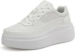 Women's Platform Fashion Shoes Classic Tennis Shoes Casual Walking Sneakers