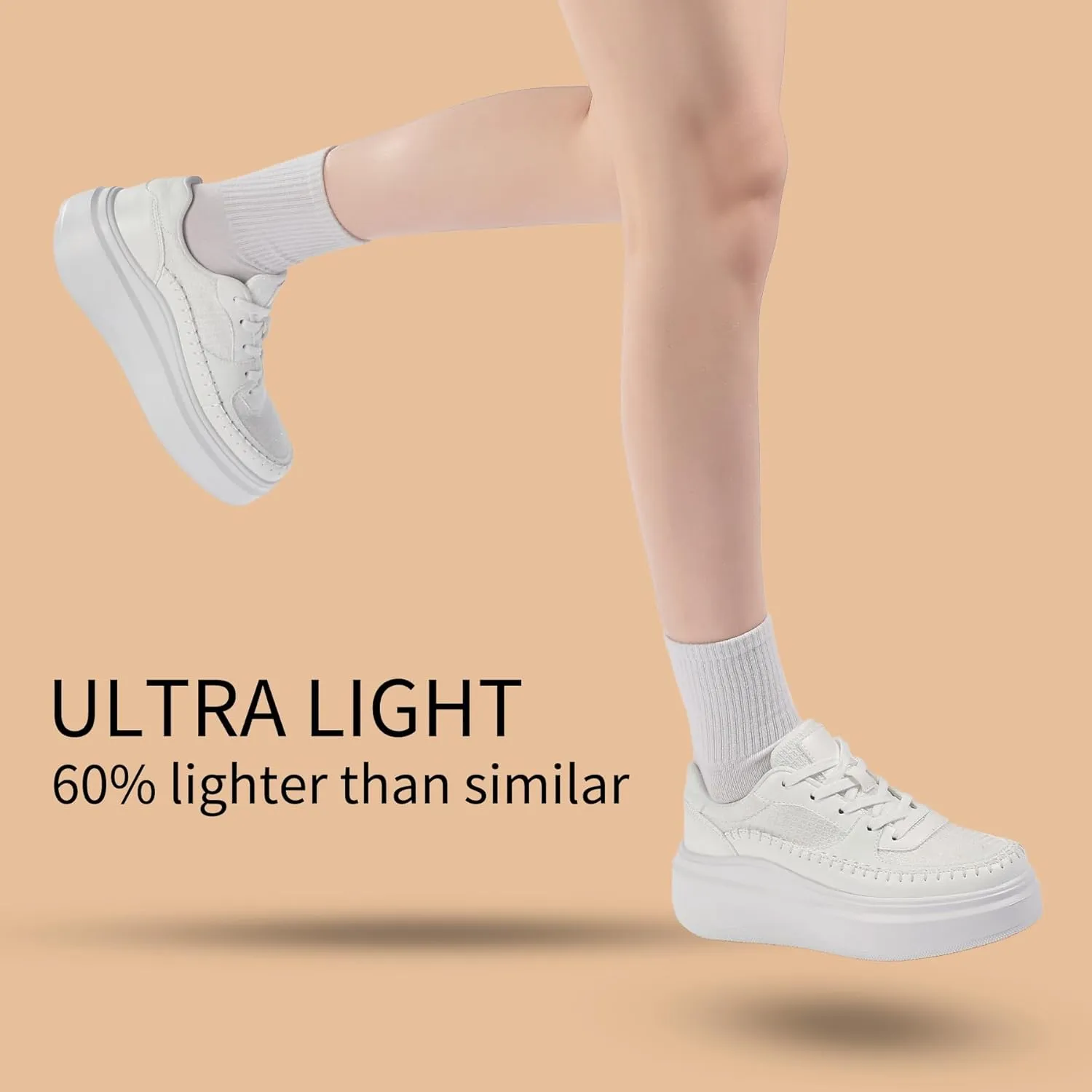 Women's Platform Fashion Shoes Classic Tennis Shoes Casual Walking Sneakers