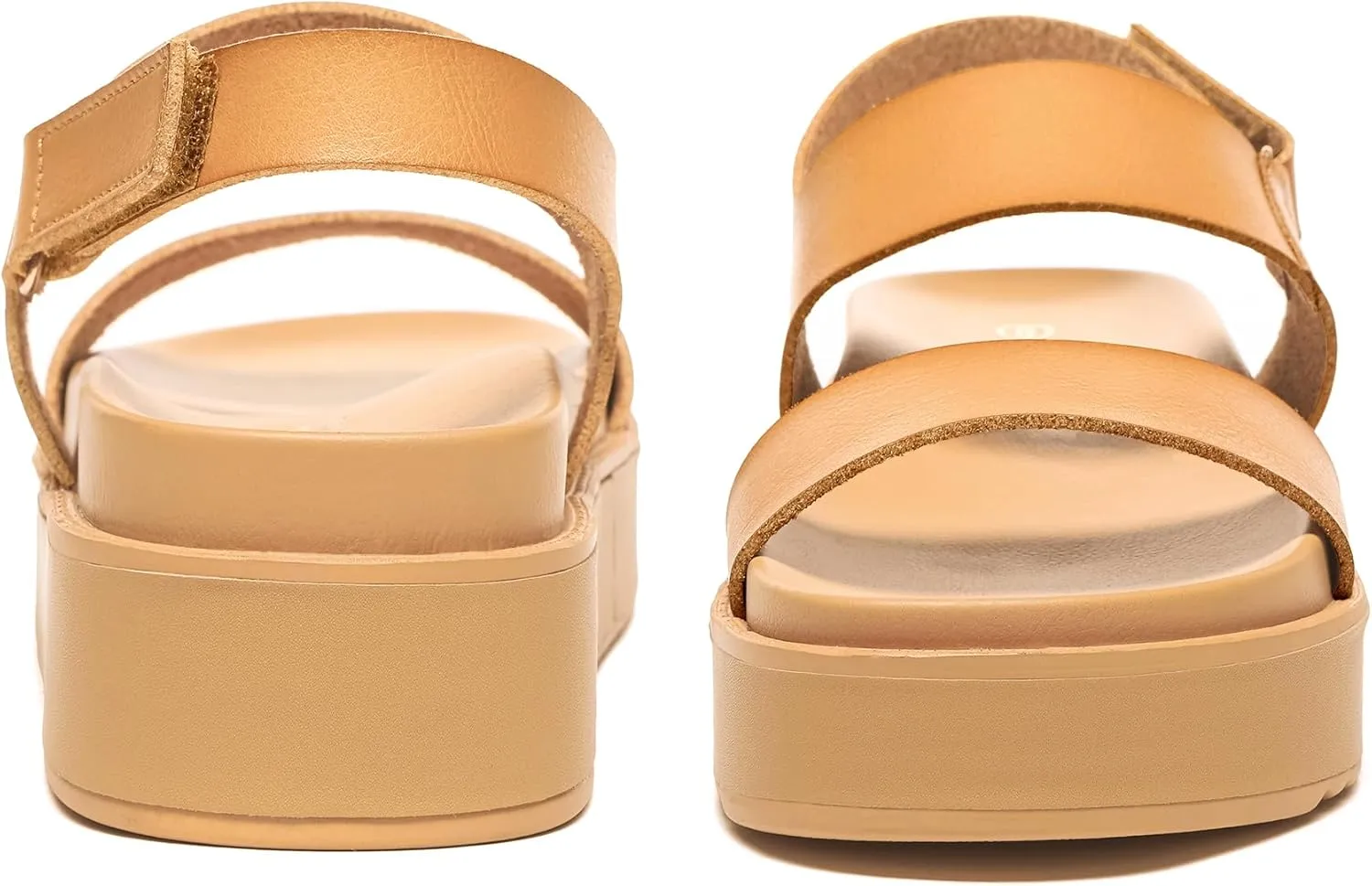 Women's Platform Sandals Comfortable Arch Support Open Toe Wedge Sandal with Adjustable Strap for Summer