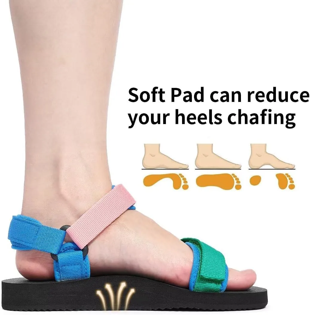 Women's Sandals Hiking Sport Sandals with Arch Support Yoga Mat Insole Comfortable Walking Water Sandals for Beach Travel Athletic
