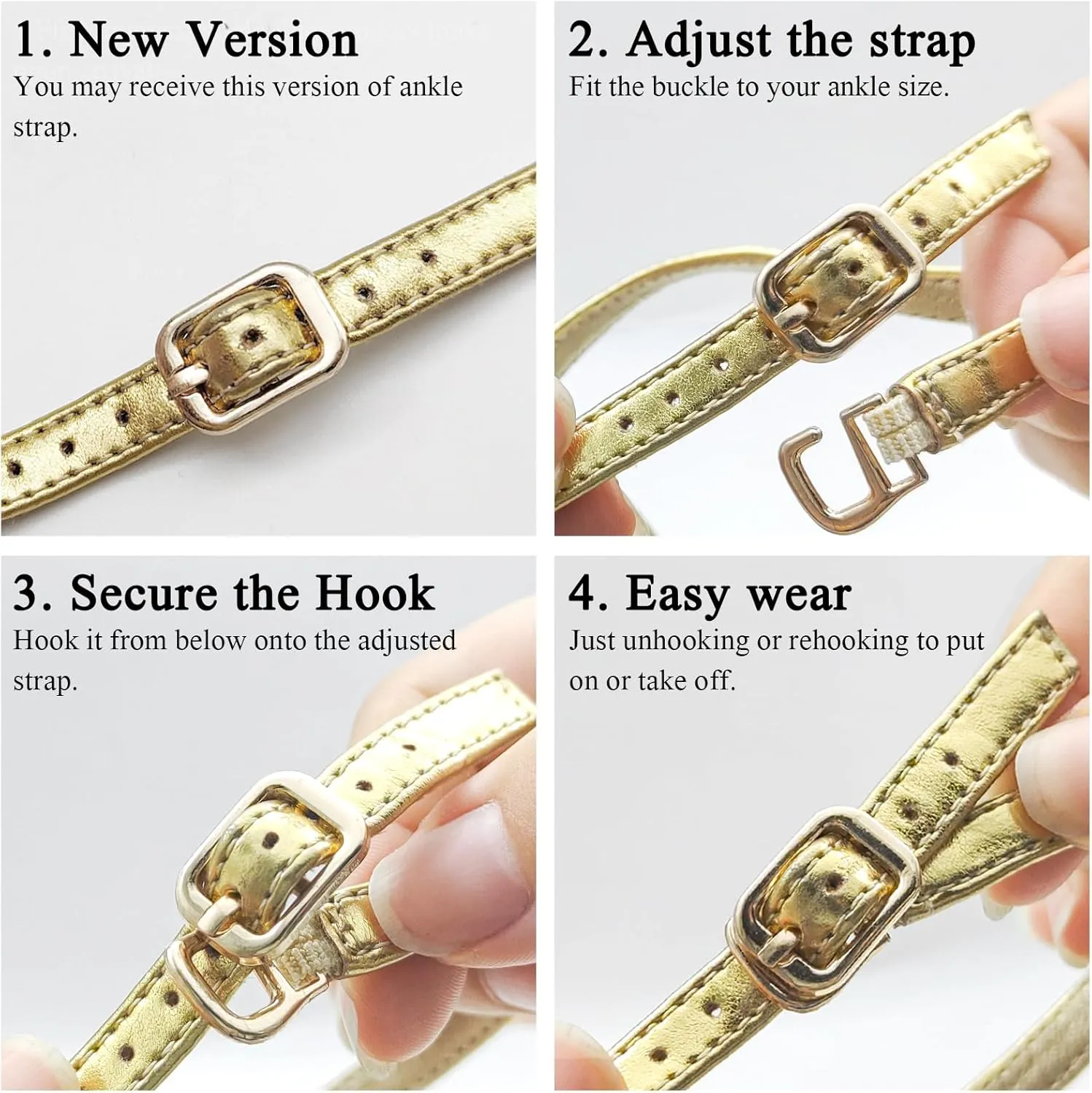 Women's Sandals Kitten Heels Low Strappy Heels Open Toe Ankle Strap Sandals for Women Party Wedding Dress Shoes