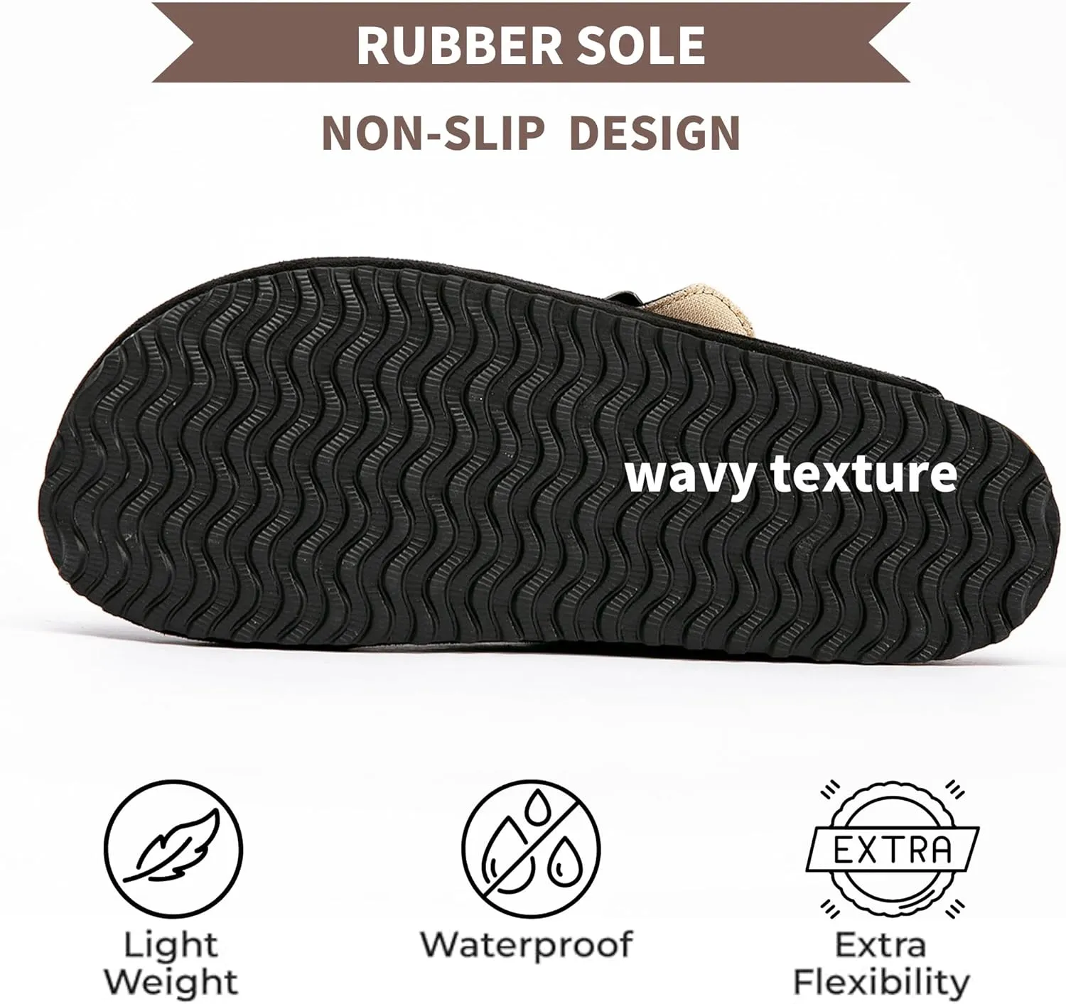 Women's Suede Clogs & Mules Stylish Leather Mules with Arch Support and Cork Footbed Couple's Clogs Shoes