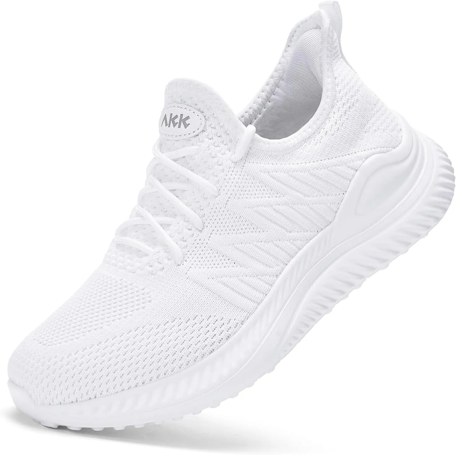 Womens Walking Tennis Shoes - Slip On Memory Foam Lightweight Casual Sneakers for Gym Travel Work