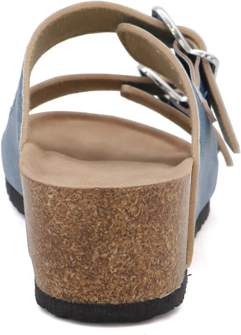 YOKI LORAYN-10 Women’s Platform Wedge Sandals, Summer Sandals