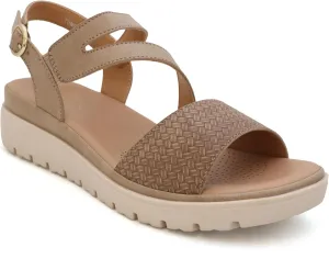 YOKI TUNSA-20 Women’s Comfort Strappy Wedge Sandals with Arch Support, Platform Sandals Women, Women's Sandals Dressy Comfortable, Summer Sandals