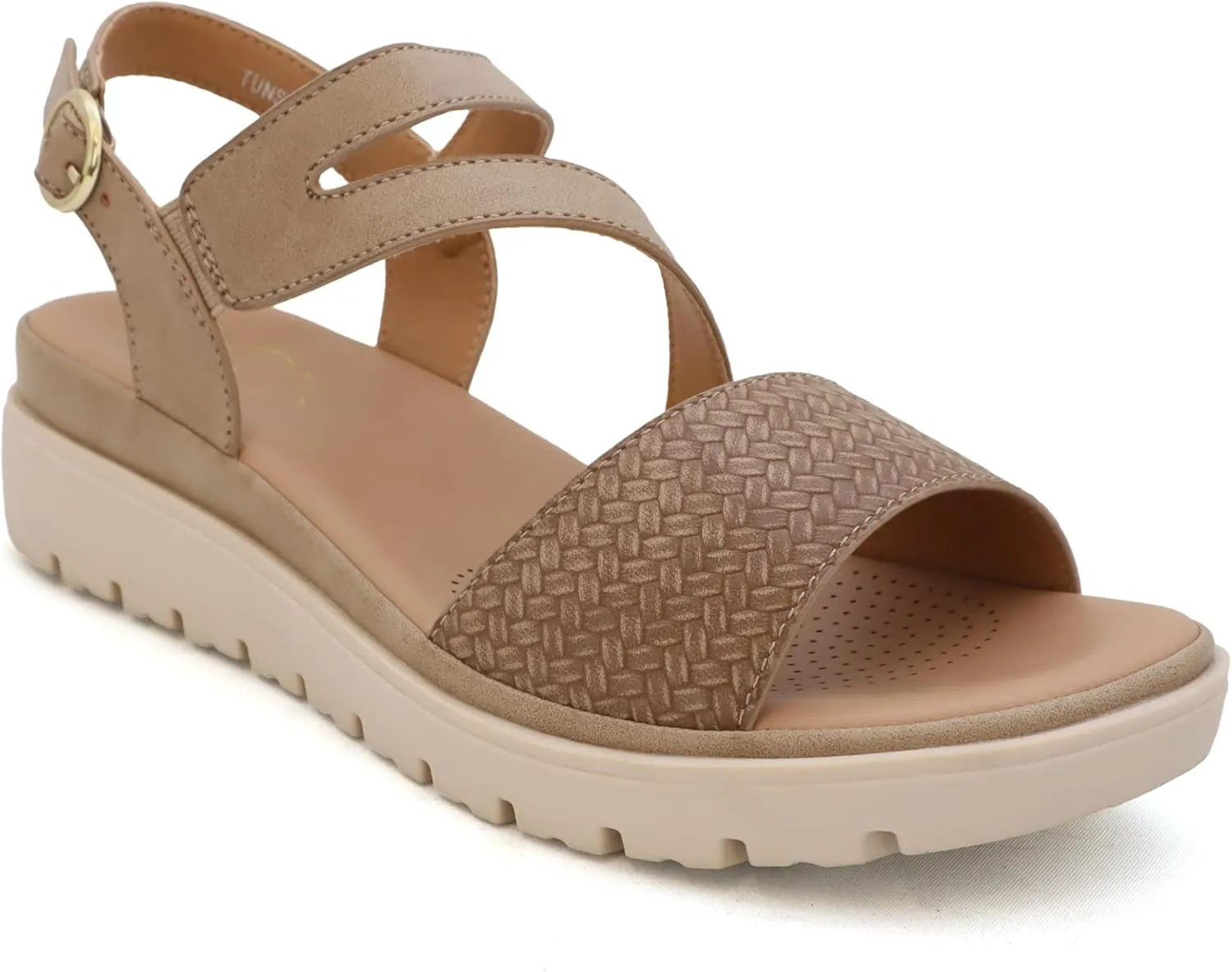 YOKI TUNSA-20 Women’s Comfort Strappy Wedge Sandals with Arch Support, Platform Sandals Women, Women's Sandals Dressy Comfortable, Summer Sandals