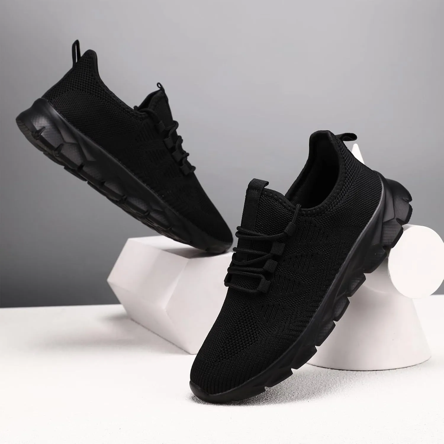 ZGPWZWL Mens Running Shoes Fashion Sneakers for Walking Tennis Gym Shoes Slip On Lightweight and Comfortable