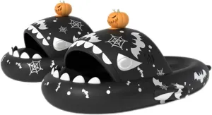 Zureto Halloween Christmas Shark Slides Slippers, New 2023 Unisex Cloudy Shark Sandals