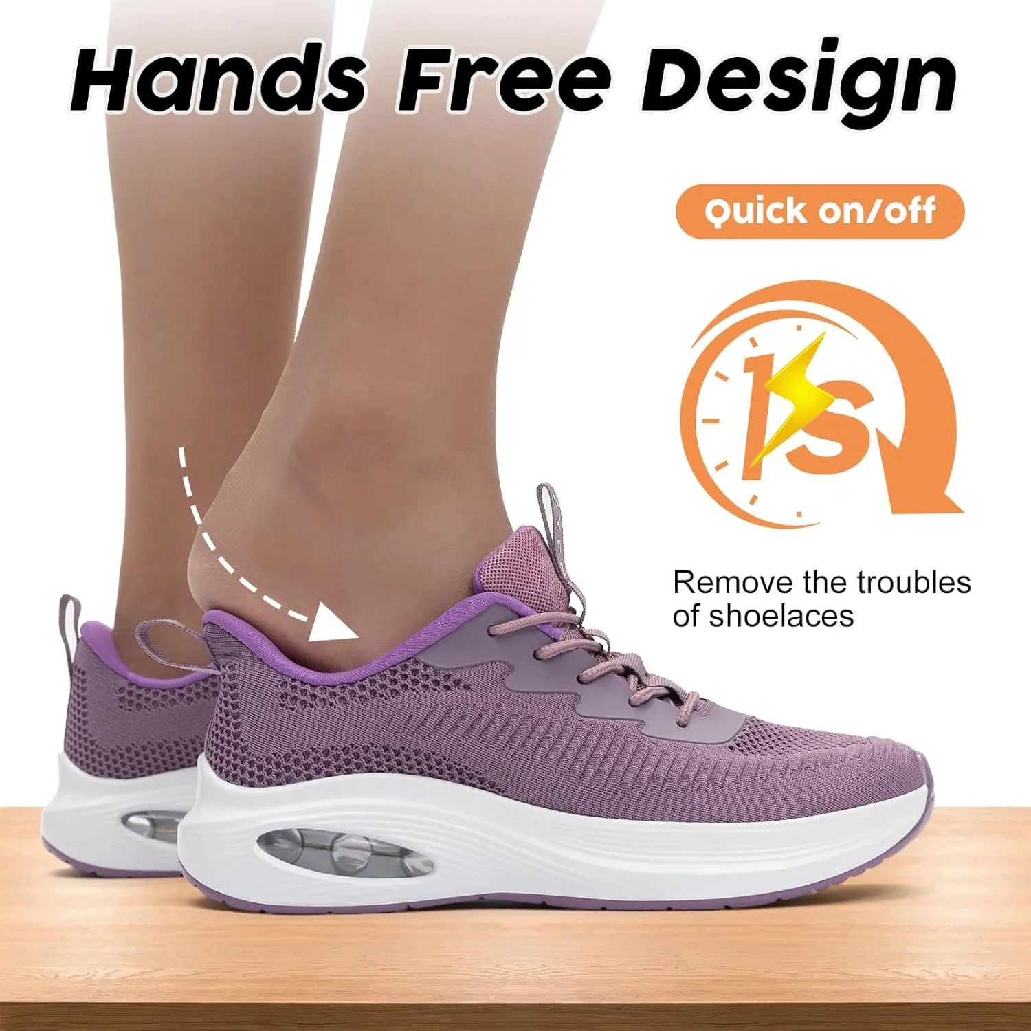 ZYEN Wide Toe Box Shoes Women Air Cushion Road Running Shoes Extra Wide Width Sneakers Arch Support Gym Athletic Tennis Sneakers Lightweight Breathable Walking Shoes