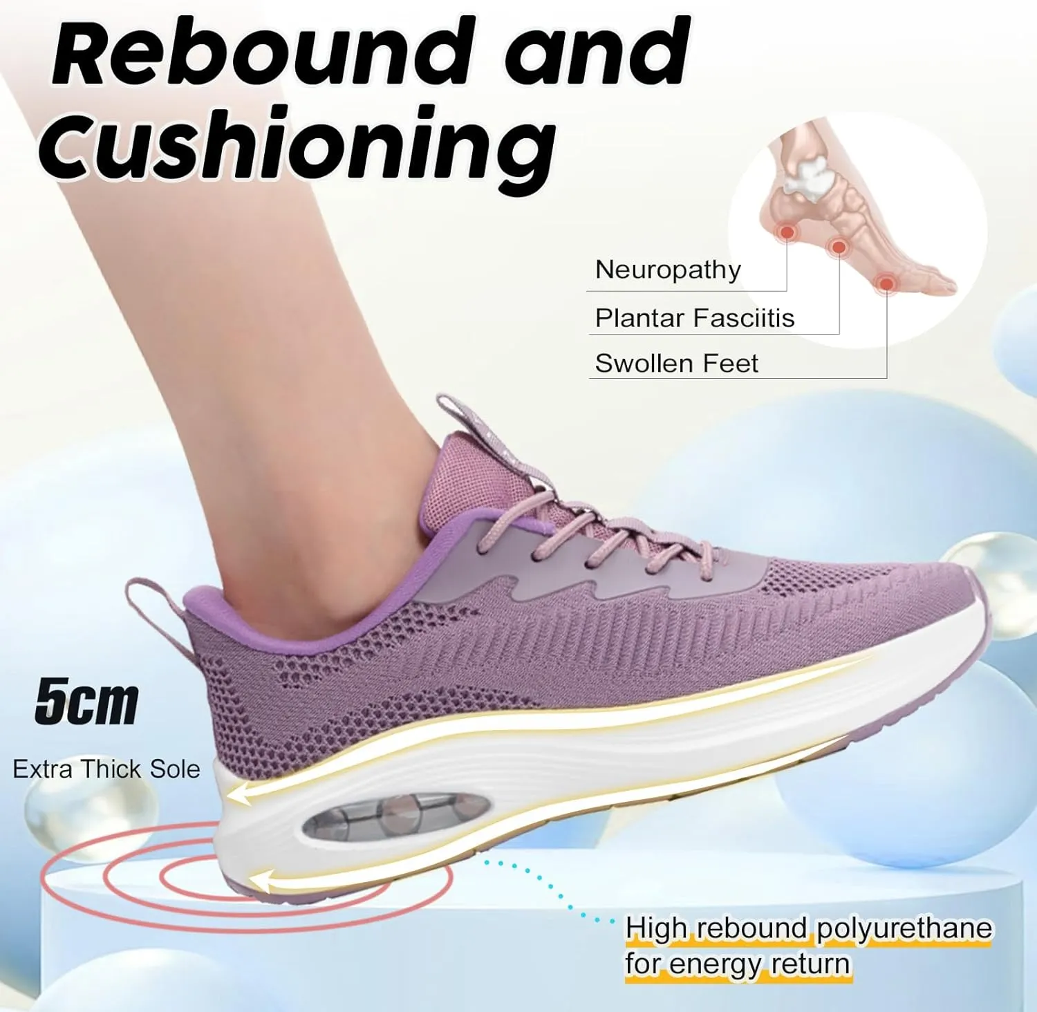ZYEN Wide Toe Box Shoes Women Air Cushion Road Running Shoes Extra Wide Width Sneakers Arch Support Gym Athletic Tennis Sneakers Lightweight Breathable Walking Shoes